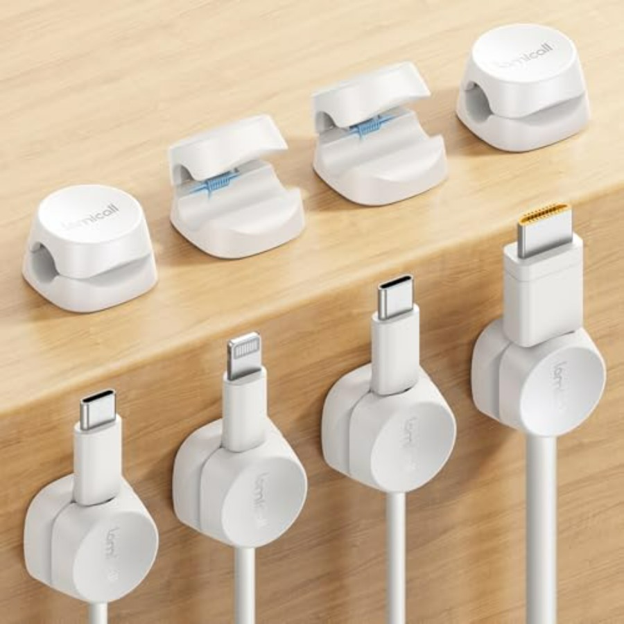 Car Cable Organizer - Lot de 8 organiseurs de câbles,