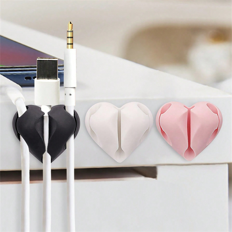 Car Cable Organizer - Lot de 2 mini-enrouleurs de câbles
