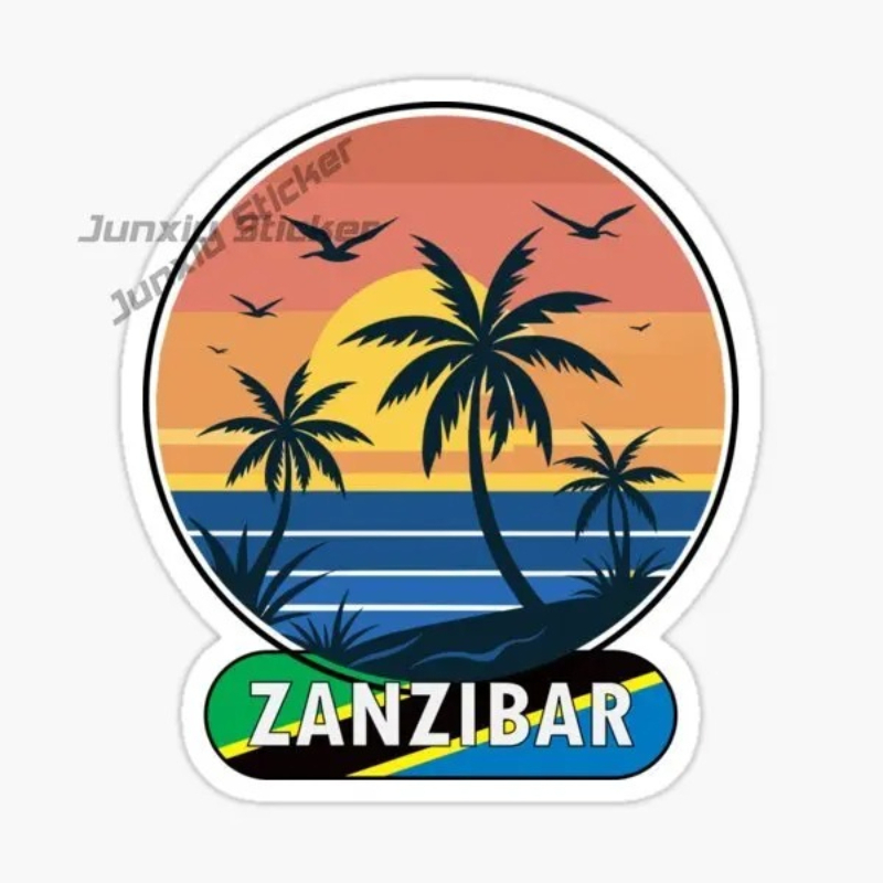 Car Accessories Zanzibar - Autocollant de voiture auto-adhésif en vinyle
