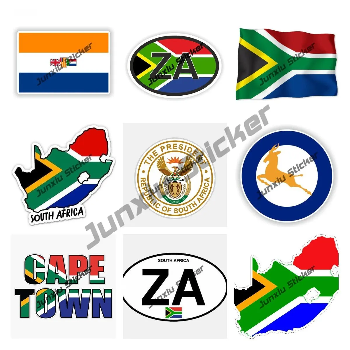 Car Accessories Cape Town - Autocollant en vinyle carte de l'Afrique