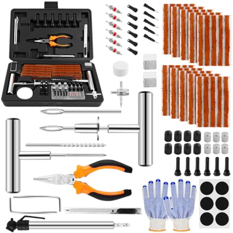 Car Emergency Tool Kit - Kit de réparation de pneus en