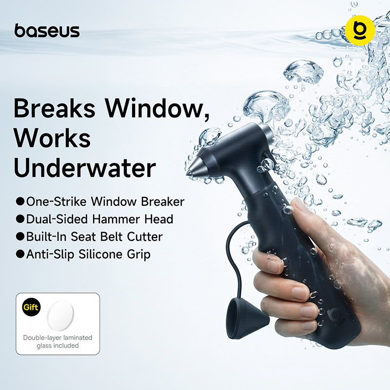Car Emergency Tool Kit - Marteau de sécurité automobile Baseus GoTrip