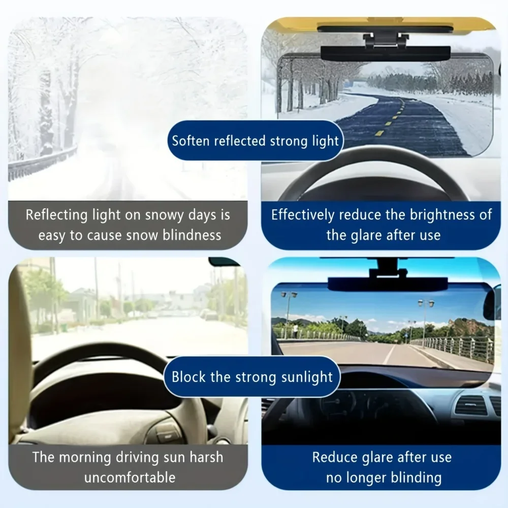 Pare-soleil de voiture pliable - Car Accessories For Night Driving avis et prix
