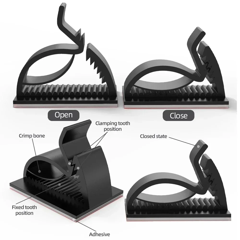 Support de fixation de clip de - Car Cable Organizer avis et prix