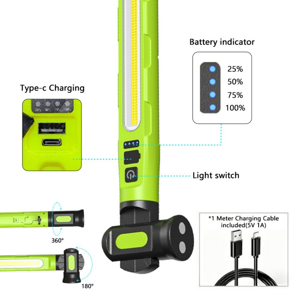 Lampe de travail LED COB recha - Car Accessories Hanging avis et prix