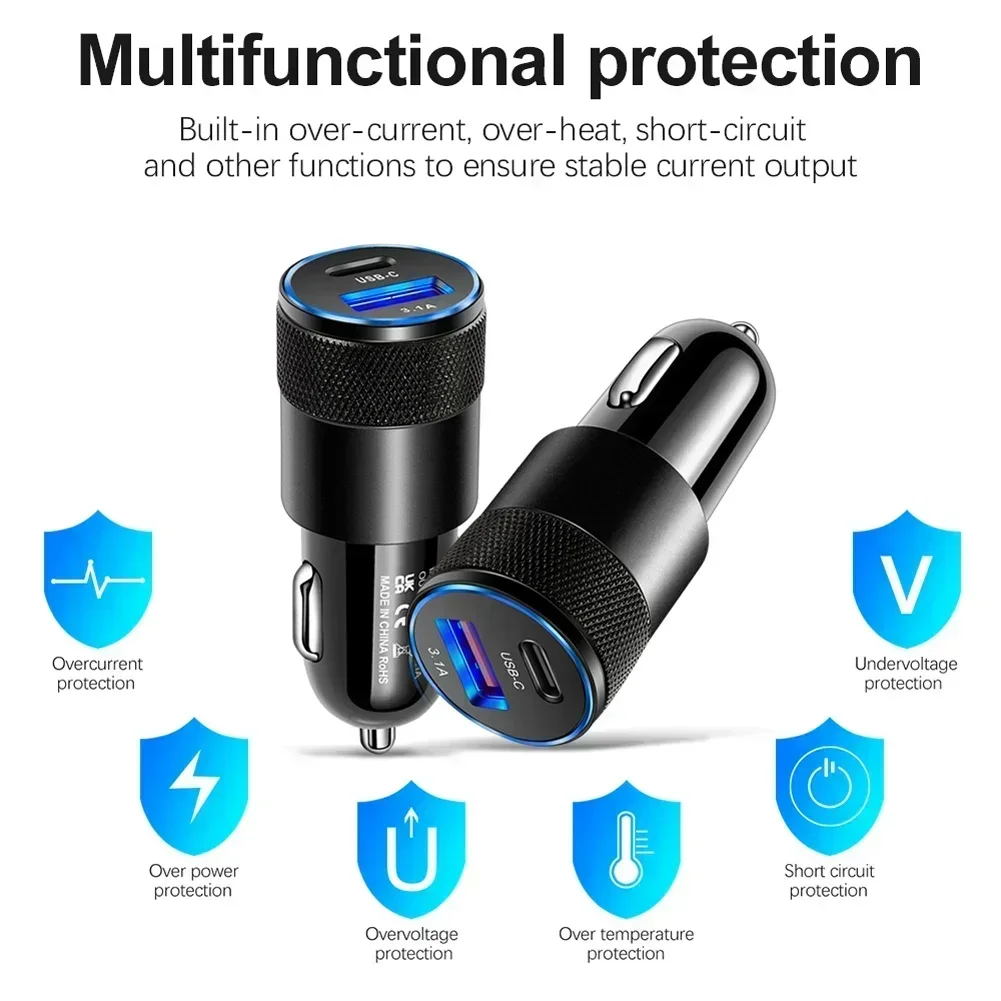 Chargeur de voiture USB 65W Qu - Car Accessories Quick Delivery avis et prix